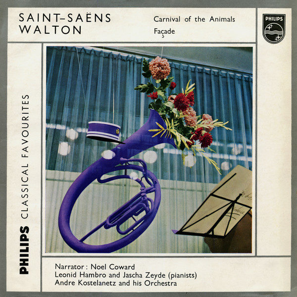 Saint-Saëns*, Walton*, André Kostelanetz And His Orchestra - The Carnival Of The Animals (LP, Comp, Mono)