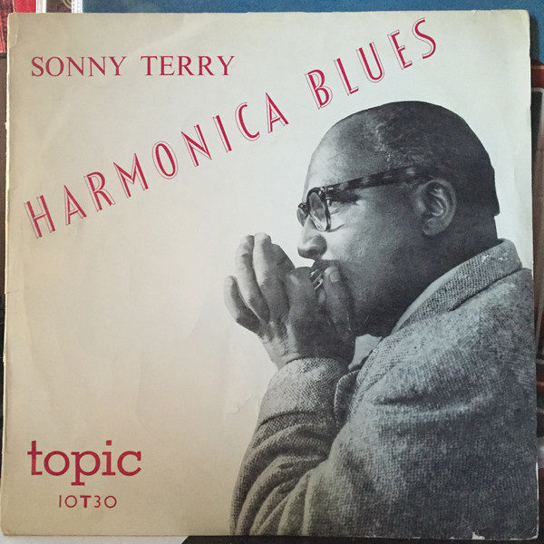Sonny Terry - Harmonica Blues (10", Album, Mon)