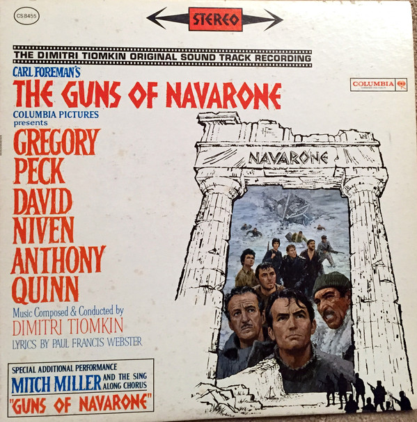 Dimitri Tiomkin - The Guns Of Navarone (The Dimitri Tiomkin Original Soundtrack Recording) (LP, Album)