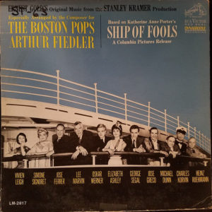 Ernest Gold, The Boston Pops*, Arthur Fiedler - Ship Of Fools (LP, Album, Mono)