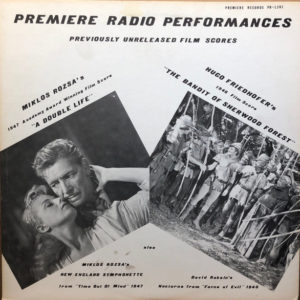 Premiere Radio Symphony Orchestra - Premiere Radio Performances (LP, Comp)