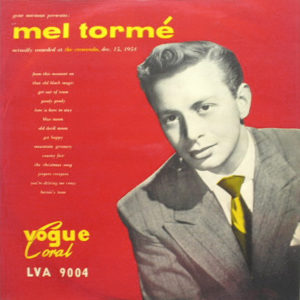 Gene Norman Presents Mel Tormé - At The Crescendo (LP, Album, Mono)