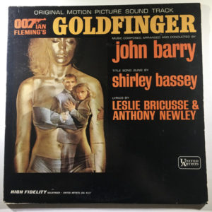 John Barry - Goldfinger (Original Motion Picture Score) (LP, Album, Mono)
