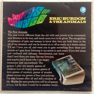 Eric Burdon & The Animals - Winds Of Change (LP, Album, Mono)