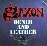 Saxon - Denim And Leather (LP, Album, RE)