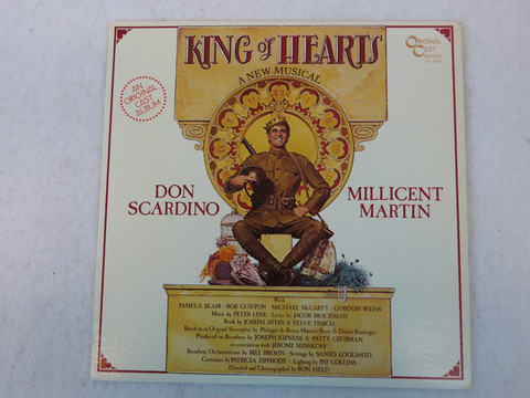 Don Scardino, Millicent Martin - King Of Hearts: A New Musical (Original Broadway Cast) (LP)
