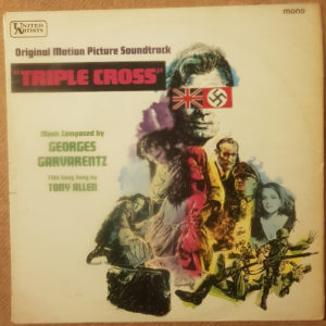 Georges Garvarentz / Tony Allen (10) - Triple Cross (Original Motion Picture Soundtrack) (LP, Album, Mono)