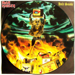 Iron Maiden - Holy Smoke (12", Single, Pic)