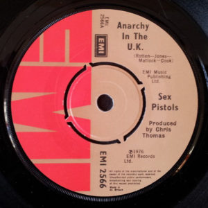 Sex Pistols - Anarchy In The U.K. (7", Single, RP)