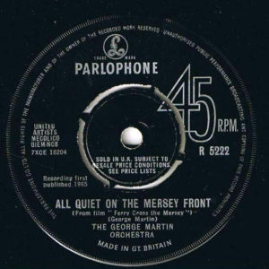 The George Martin Orchestra* - All Quiet On The Mersey Front (7", Single)