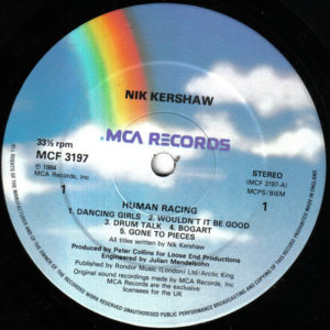 Nik Kershaw - Human Racing (LP, Album)