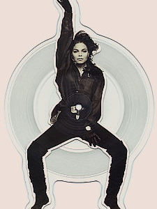 Janet Jackson - Alright (7", Shape, Single, Ltd, Pic)