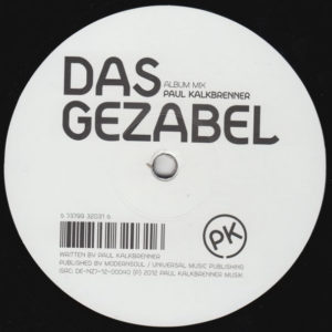 Paul Kalkbrenner - Das Gezabel (Album Mix) (12", S/Sided)