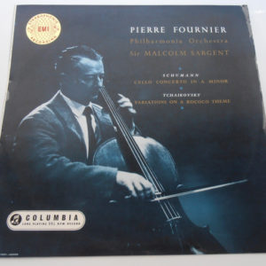 Pierre Fournier / Philharmonia Orchestra / Sir Malcolm Sargent, Schumann*, Tchaikovsky* - Cello Concerto In A Minor / Variations On A Rococo Theme (LP, Album)