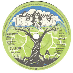 Culture - Jah Pretty Face / Natty Dread Taking Over (7", Single)