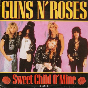 Guns N' Roses - Sweet Child O' Mine (Remix) (7", Single, RE, Pap)