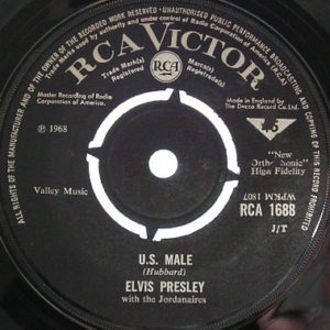 Elvis Presley With The Jordanaires - U.S. Male (7", Single)