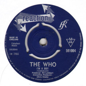 The Who - I'm A Boy (7", Single, Mono, 3-P)