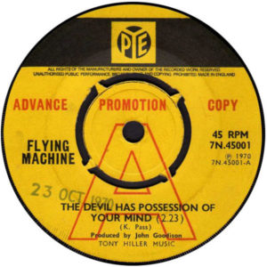 Flying Machine* - The Devil Has Possession Of Your Mind  (7", Promo)