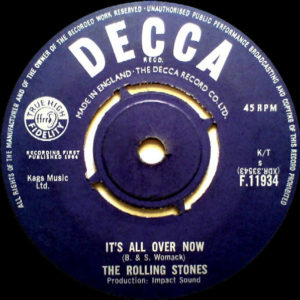 The Rolling Stones - It's All Over Now (7", Single)