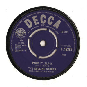 The Rolling Stones - Paint It, Black (7", Single)