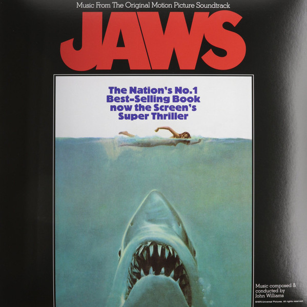 John Williams (4) - Jaws (Music From The Original Motion Picture Soundtrack) (LP, Album, RE)