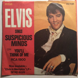 Elvis Presley - Suspicious Minds  (7", Single)