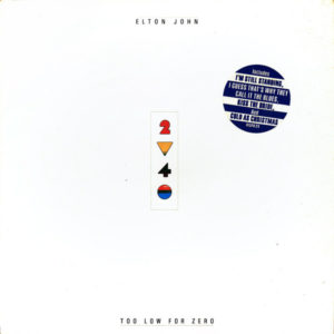 Elton John - Too Low For Zero (LP, Album, Non)