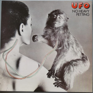 UFO (5) - No Heavy Petting (LP, Album, RE, RP)