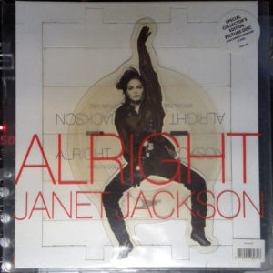 Janet Jackson - Alright (7", Shape, Single, Ltd, Pic)