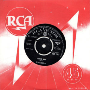 Elvis Presley - Guitar Man (7", Single)