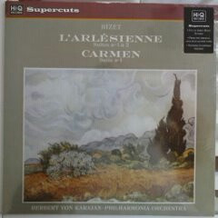 Bizet*, Herbert Von Karajan, Philharmonia Orchestra - L'Arlésienne Suites Nos 1 & 2 / Carmen Suite No 1 (LP, RE, 180)
