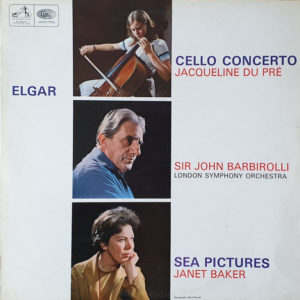 Elgar*, Jacqueline Du Pré, Sir John Barbirolli, London Symphony Orchestra, Janet Baker - Cello Concerto / Sea Pictures (LP, RP, ER2)