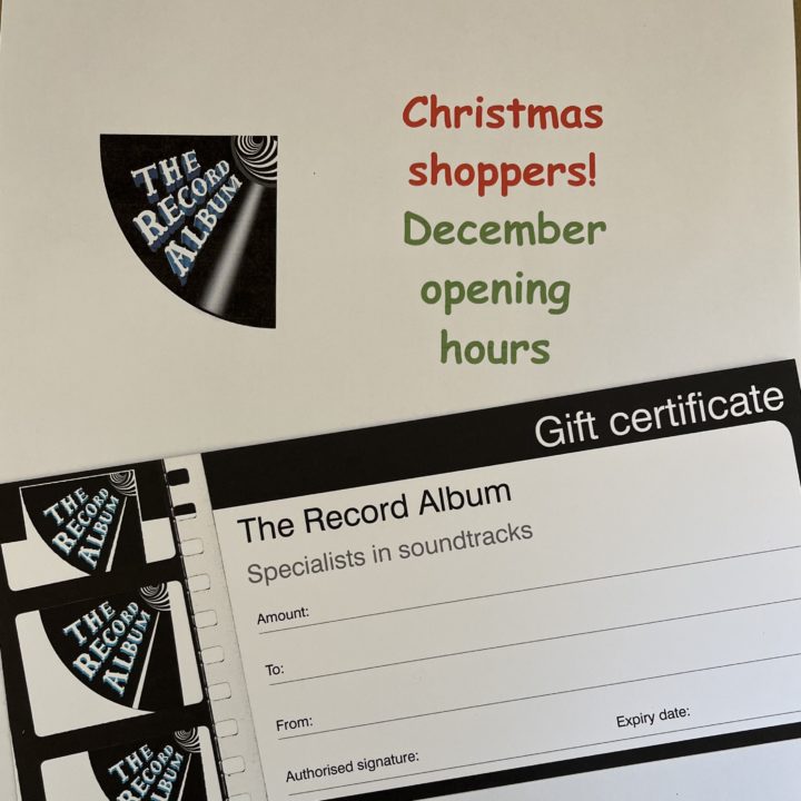 Christmas opening and vinyl gift ideas