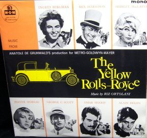 Riz Ortolani - The Yellow Rolls-Royce (Original Soundtrack) (LP, Album, Mono)