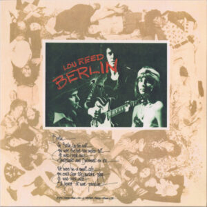Lou Reed - Berlin (LP, Album, RE, RM)