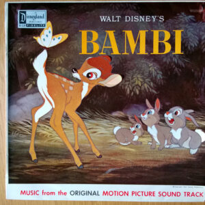 Walt Disney Studio Orchestra - Walt Disney's Bambi - Music from the Original Motion Picture Soundtrack (LP, Album, Mono)