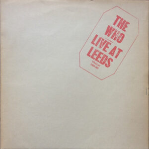 The Who - Live At Leeds (LP, Album, RE, RP, Red)