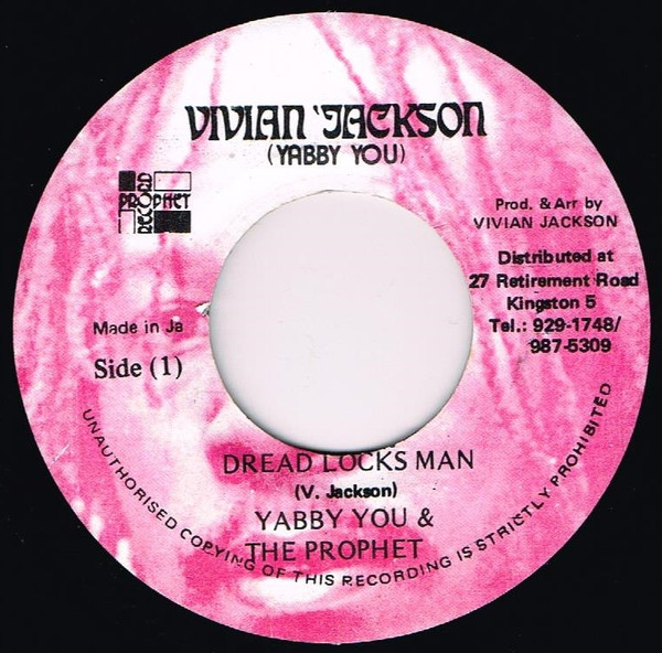 Yabby You & The Prophet* - Dread Locks Man (7", Single)