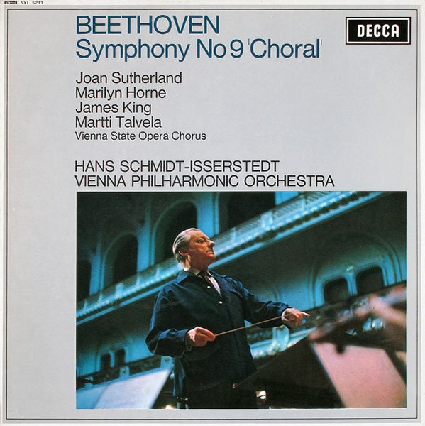 Beethoven*, Joan Sutherland, Marilyn Horne, James King (3), Martti Talvela, Vienna State Opera Chorus*, Hans Schmidt-Isserstedt, Vienna Philharmonic Orchestra* - Symphony No 9 'Choral' (LP, RP)